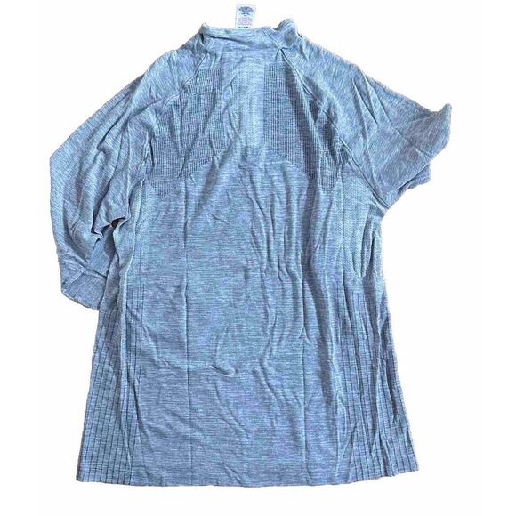 Gymshark Sweater Men’s M Seamless Gray Breathable Athletic Quarter Zip Sweater - Picture 3 of 11